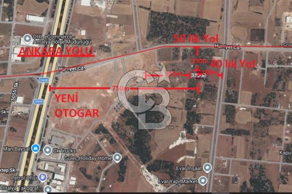 DÖŞEMEALTI YEŞİLBAYIR MAHALLESİNDE SATILIK ARSA