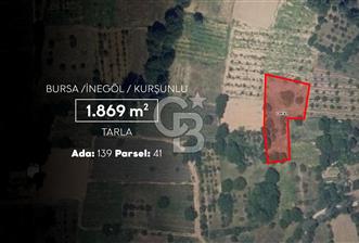 CB AMBIANCE'DAN İNEGÖL/KURŞUNLU'DA 1.869 m² TARLA - 1 - 367518