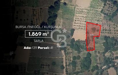 CB AMBIANCE'DAN İNEGÖL/KURŞUNLU'DA 1.869 m² TARLA