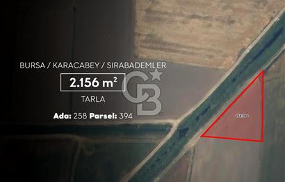 CB AMBIANCE'DAN KARACABEY/SIRABADEMLER'DE 2.156 m² TARLA