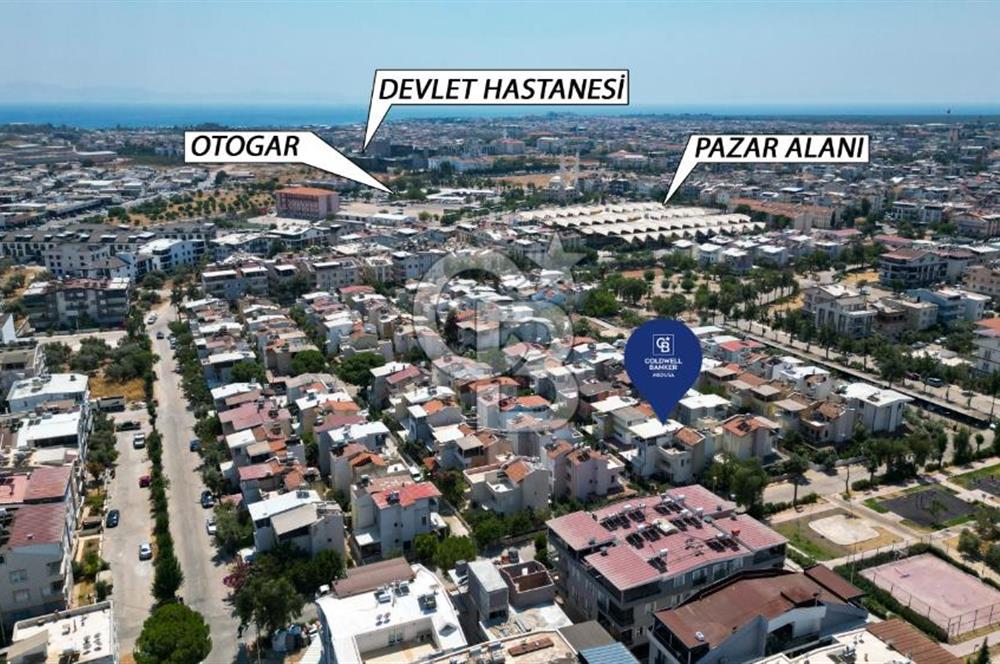 Didim Sarıgül Sitesinde 3+1 Yazlık 