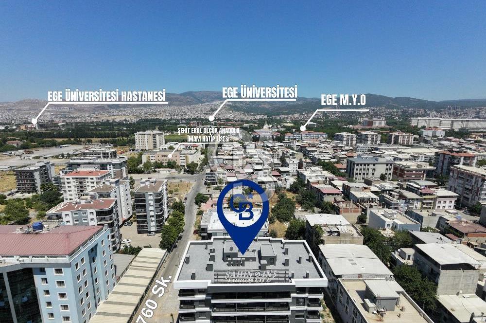 BORNOVA'DA SIFIR LÜKS EŞYALI 1+1 | FORUM LİFE REZİDANS