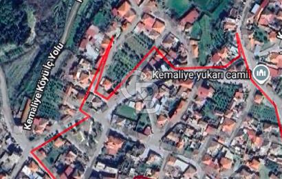 MANİSA ALAŞEHİR'DE KÖY İÇİ İMARLI, 638 m² BÜYÜK AVLULU EV VE ARSASI