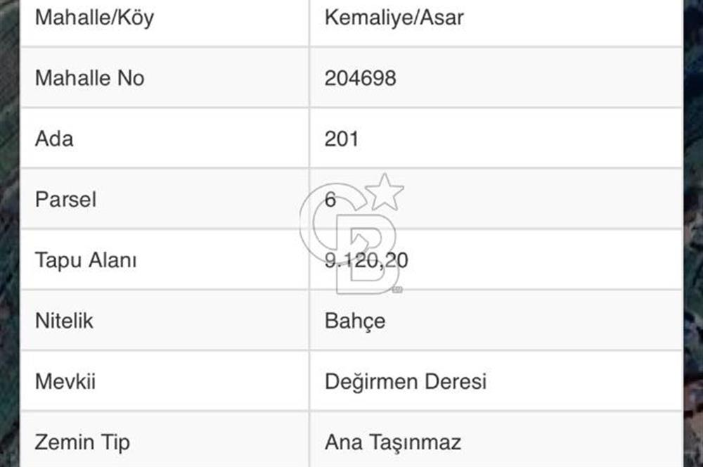 MANİSA ALAŞEHİR KEMALİYE’DE KÖY İÇİ İMARDA YATIRIMLIK 2.045 M² BAĞ & BAHÇE