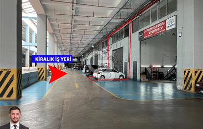 İstim San. Sitesinde Şerefiyesi Yüksek Kiralık Dükkan & İş Yeri