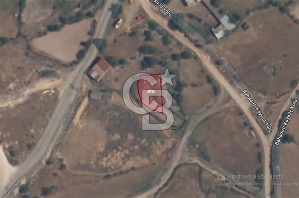 ÇANAKKALE/ÇAN/BAHADIRLI KÖYÜ 410 m² KÖY İÇİ İMARLI SATILIK ARSA