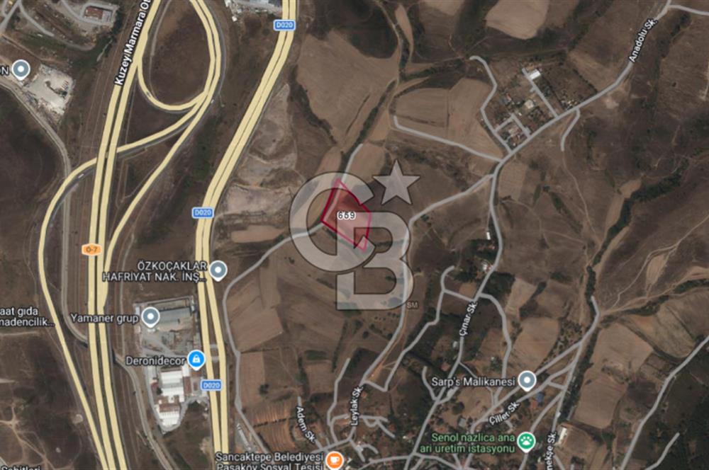 Kuzey Marmara Otoyoluna Yakın 1/1000 Planlı 1.625 m² ArsaHissesi