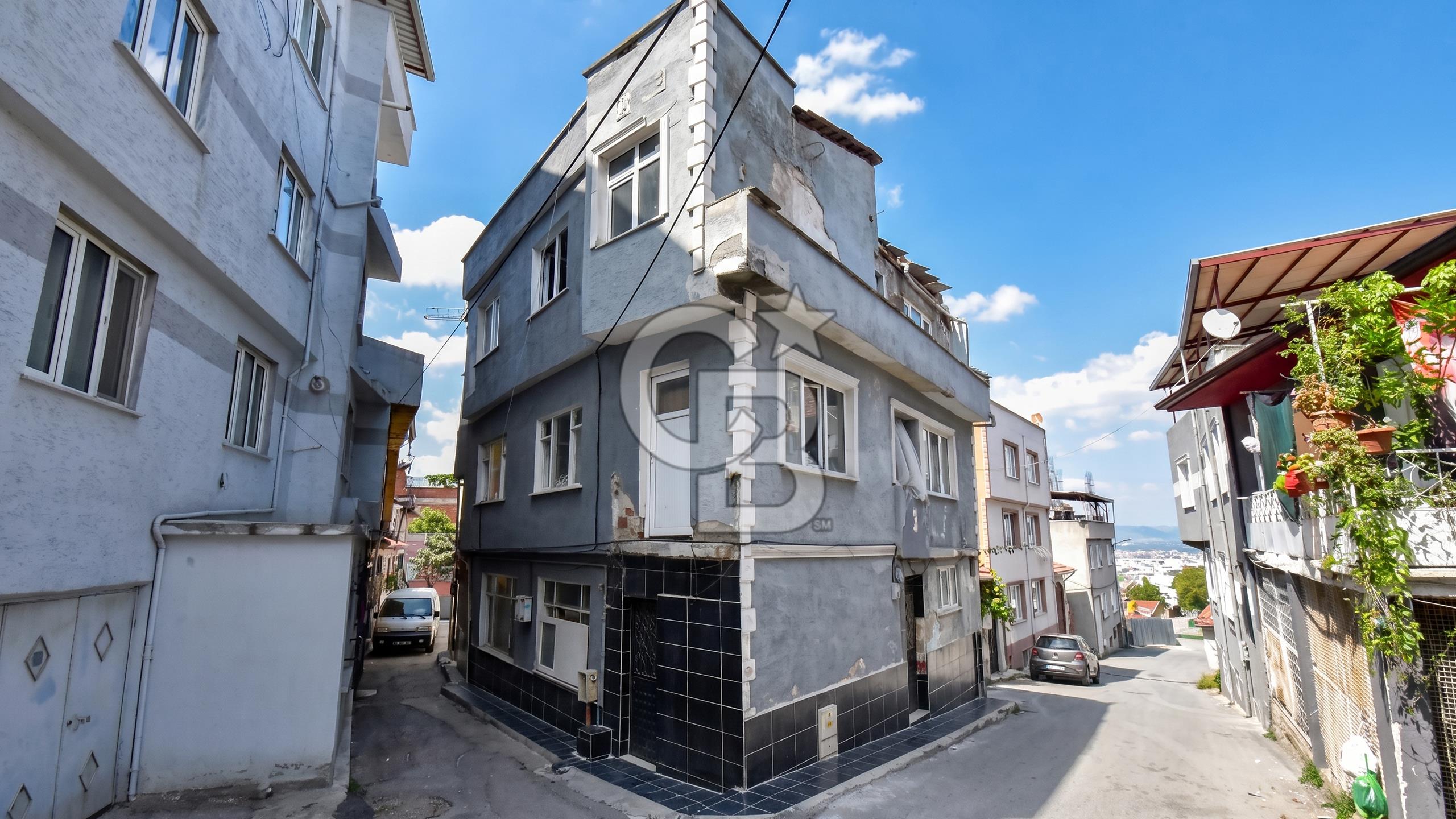 YILDIRIM MEHMET AKİF ERSOY'DA TERASLI KÖŞE PARSEL SATILIK BİNA