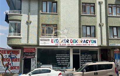 ÖVEÇLER KABİL CAD. ÜZERİNDE KÖŞE BAŞI 165M2 DÜZ ZEMİN DÜKKAN