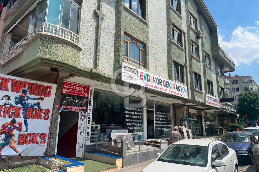 ÖVEÇLER KABİL CAD. ÜZERİNDE KÖŞE BAŞI 165M2 DÜZ ZEMİN DÜKKAN