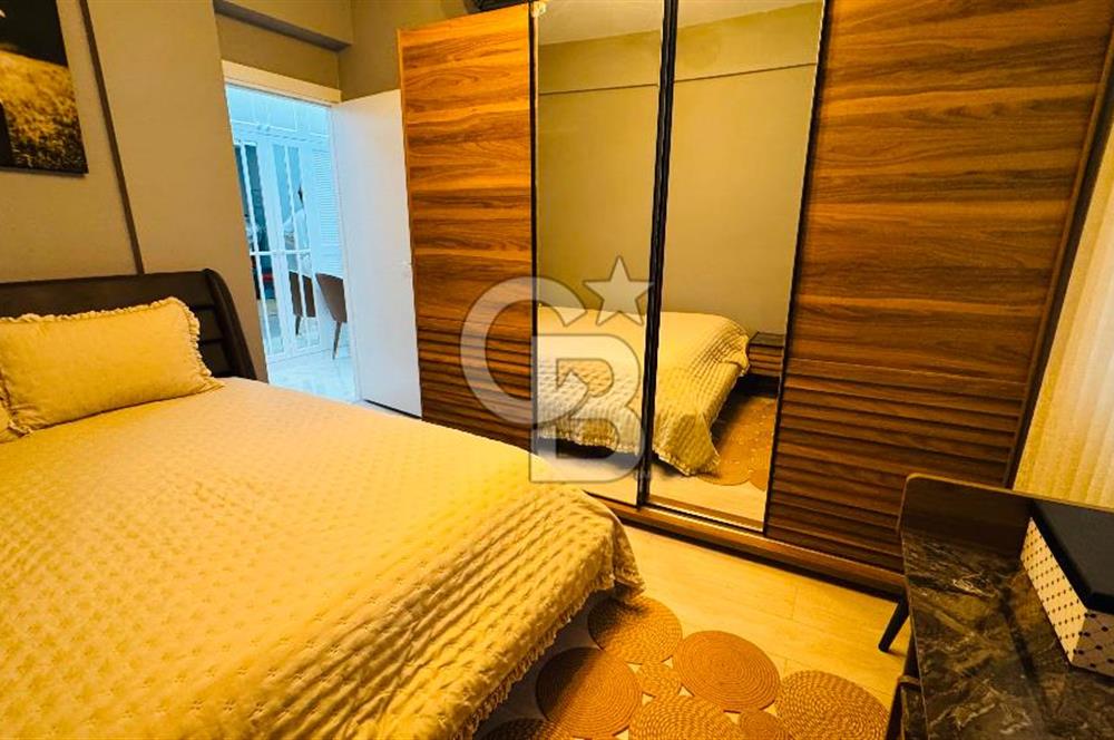 Foça Bağarası Rüzgar Evlerinde Kiralık Bahçe Katı 2+1 Daire