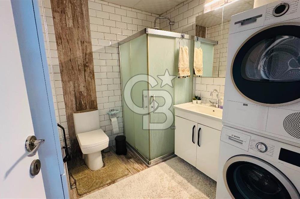 Foça Bağarası Rüzgar Evlerinde Kiralık Bahçe Katı 2+1 Daire