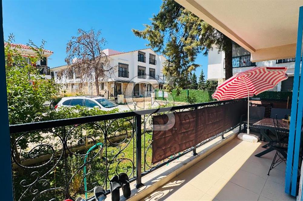 Foça Bağarası Rüzgar Evlerinde Kiralık Bahçe Katı 2+1 Daire