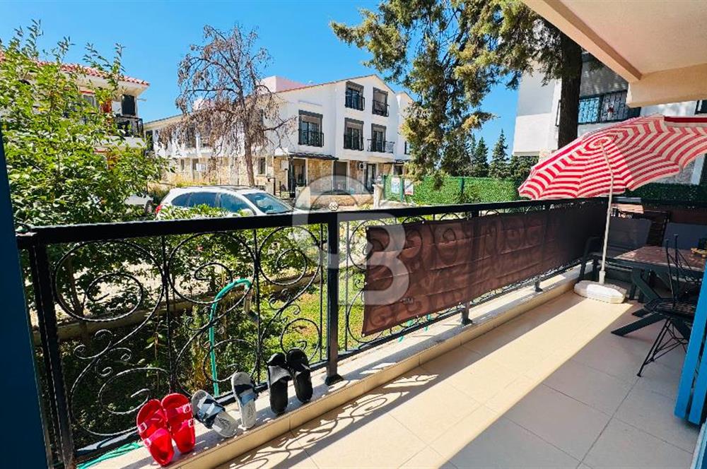 Foça Bağarası Rüzgar Evlerinde Kiralık Bahçe Katı 2+1 Daire
