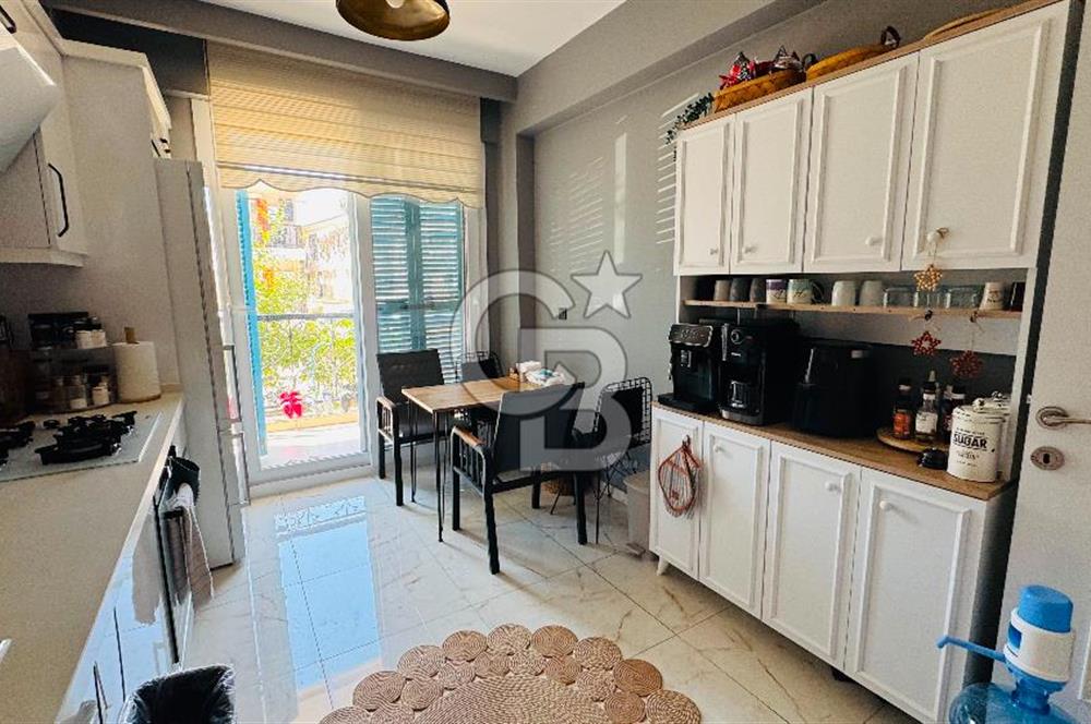 Foça Bağarası Rüzgar Evlerinde Kiralık Bahçe Katı 2+1 Daire