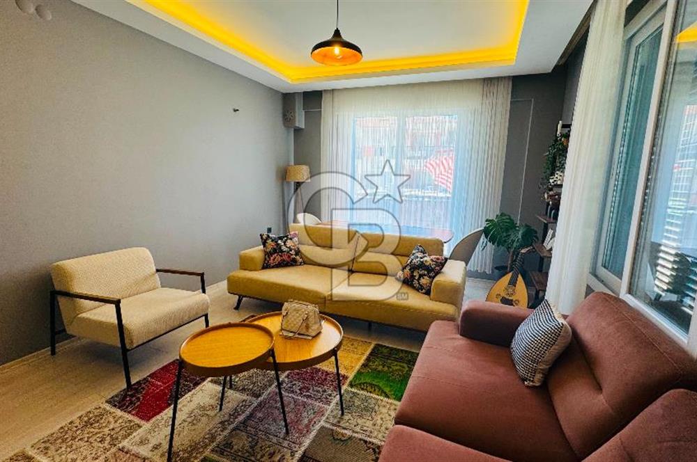 Foça Bağarası Rüzgar Evlerinde Kiralık Bahçe Katı 2+1 Daire