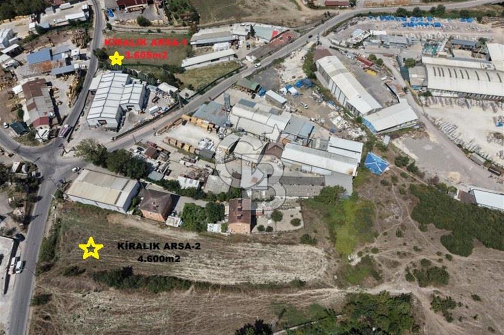 GEBZE TAVŞANLI'DA ANA CADDE ÜZERİ KİRALIK 3.600m2 ARSA