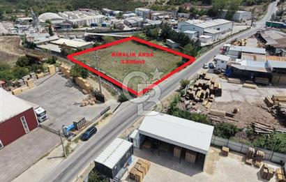 GEBZE TAVŞANLI'DA ANA CADDE ÜZERİ KİRALIK 3.600m2 ARSA