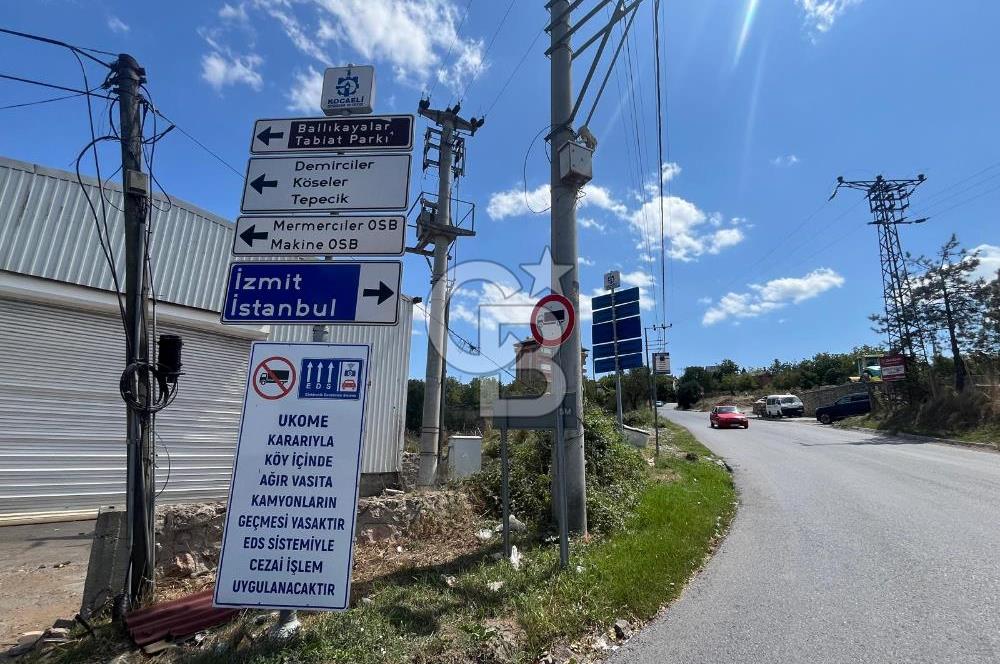 GEBZE TAVŞANLI'DA ANA CADDE ÜZERİ KİRALIK 3.600m2 ARSA