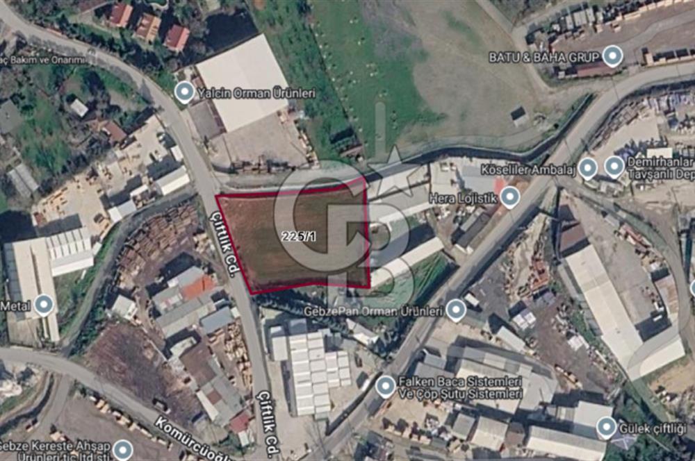 GEBZE TAVŞANLI'DA ANA CADDE ÜZERİ KİRALIK 3.600m2 ARSA