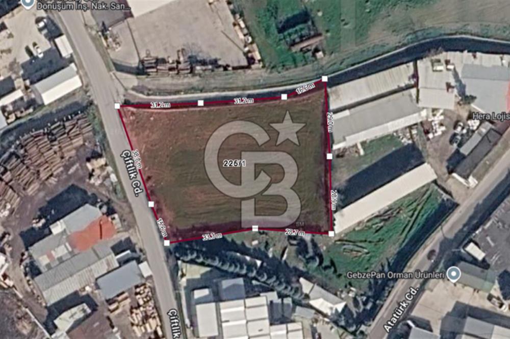 GEBZE TAVŞANLI'DA ANA CADDE ÜZERİ KİRALIK 3.600m2 ARSA