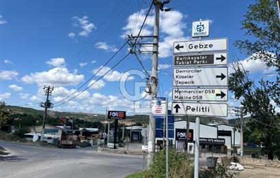 GEBZE TAVŞANLI'DA ANA CADDE ÜZERİ KİRALIK 3.600m2 ARSA