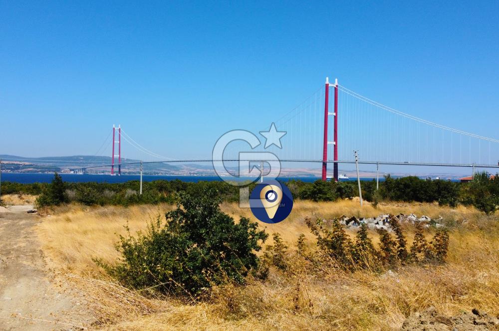 Çanakkale Lapseki 1915 Boğaz Köprüsü Manzaralı 280m² Köşe Arsa