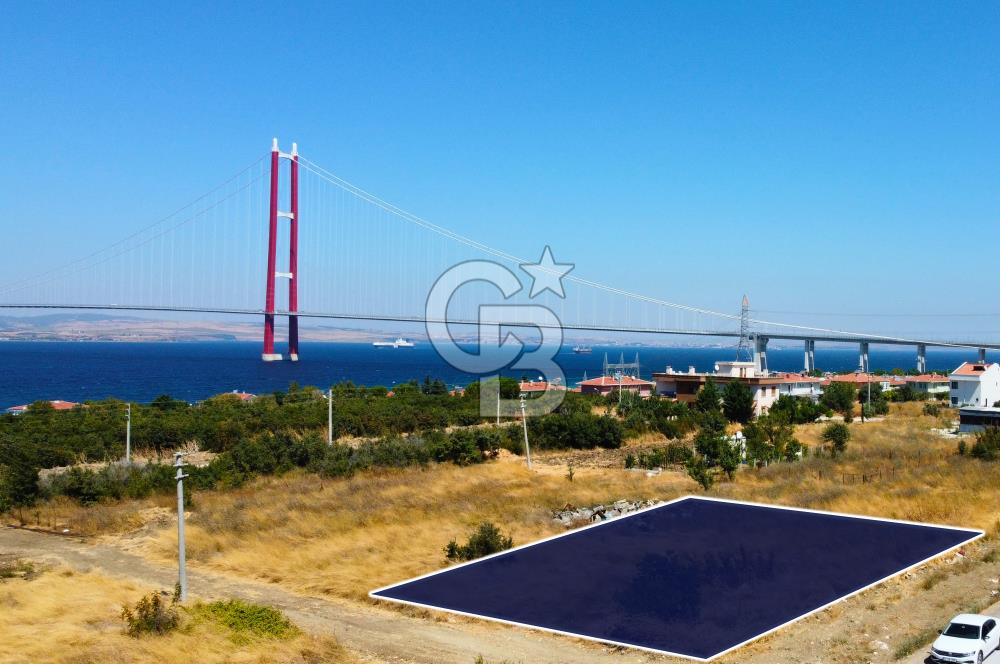 Çanakkale Lapseki 1915 Boğaz Köprüsü Manzaralı 280m² Köşe Arsa