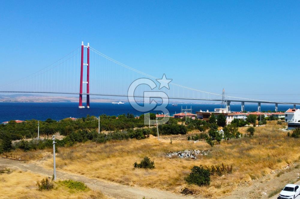 Çanakkale Lapseki 1915 Boğaz Köprüsü Manzaralı 280m² Köşe Arsa