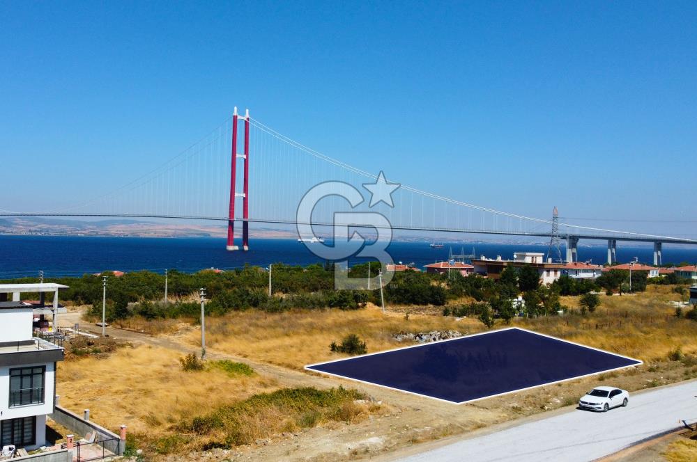 Çanakkale Lapseki 1915 Boğaz Köprüsü Manzaralı 280m² Köşe Arsa