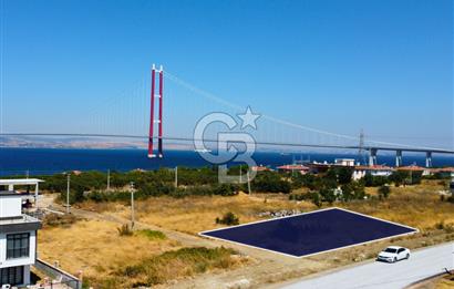 Çanakkale Lapseki 1915 Boğaz Köprüsü Manzaralı 280m² Köşe Arsa