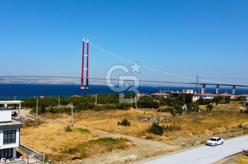 Çanakkale Lapseki 1915 Boğaz Köprüsü Manzaralı 280m² Köşe Arsa