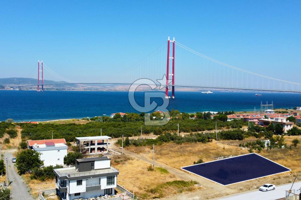 Çanakkale Lapseki 1915 Boğaz Köprüsü Manzaralı 280m² Köşe Arsa
