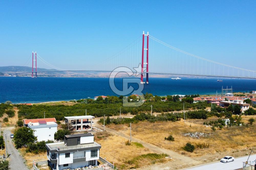 Çanakkale Lapseki 1915 Boğaz Köprüsü Manzaralı 280m² Köşe Arsa