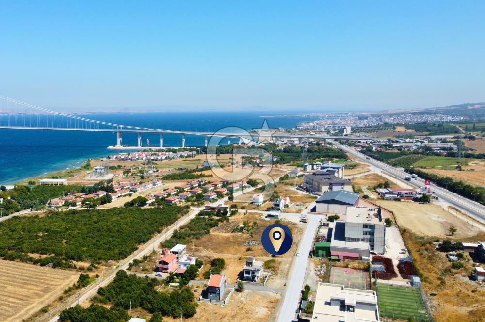 Çanakkale Lapseki 1915 Boğaz Köprüsü Manzaralı 280m² Köşe Arsa