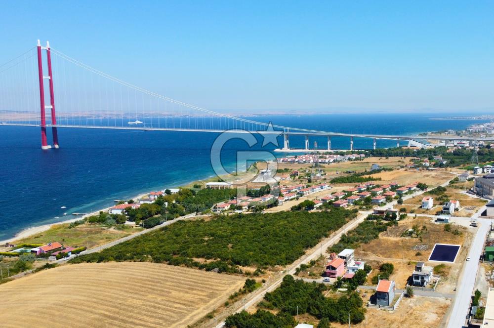 Çanakkale Lapseki 1915 Boğaz Köprüsü Manzaralı 280m² Köşe Arsa