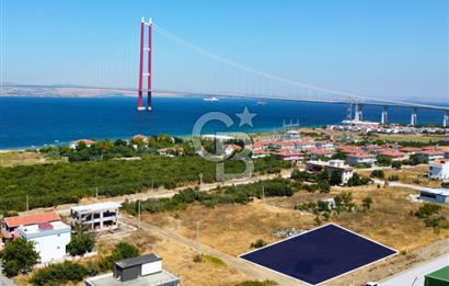 Çanakkale Lapseki 1915 Boğaz Köprüsü Manzaralı 280m² Köşe Arsa