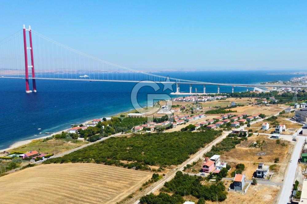 Çanakkale Lapseki 1915 Boğaz Köprüsü Manzaralı 280m² Köşe Arsa
