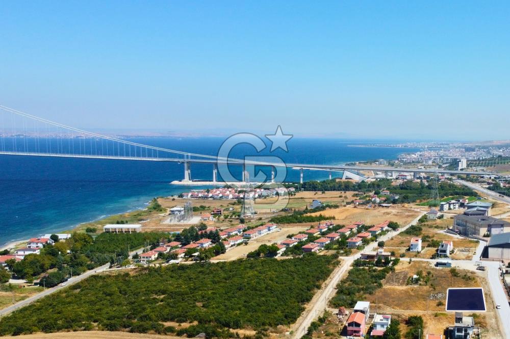 Çanakkale Lapseki 1915 Boğaz Köprüsü Manzaralı 280m² Köşe Arsa