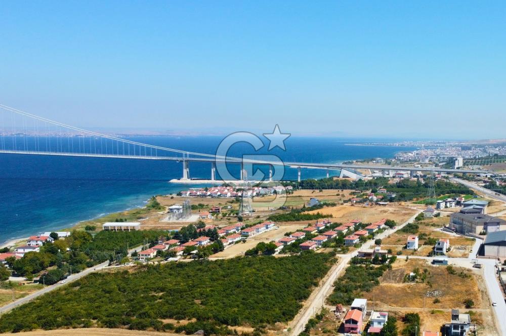 Çanakkale Lapseki 1915 Boğaz Köprüsü Manzaralı 280m² Köşe Arsa