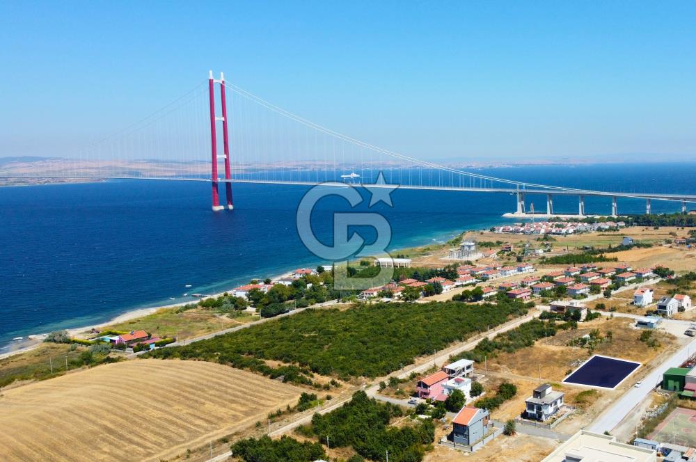 Çanakkale Lapseki 1915 Boğaz Köprüsü Manzaralı 280m² Köşe Arsa