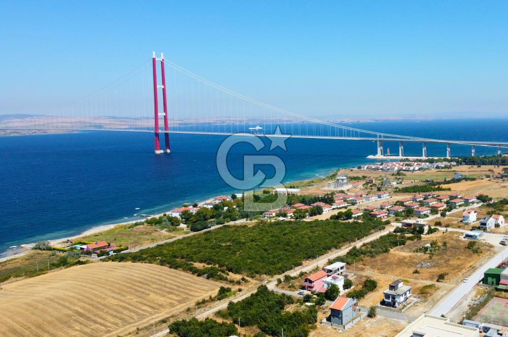 Çanakkale Lapseki 1915 Boğaz Köprüsü Manzaralı 280m² Köşe Arsa