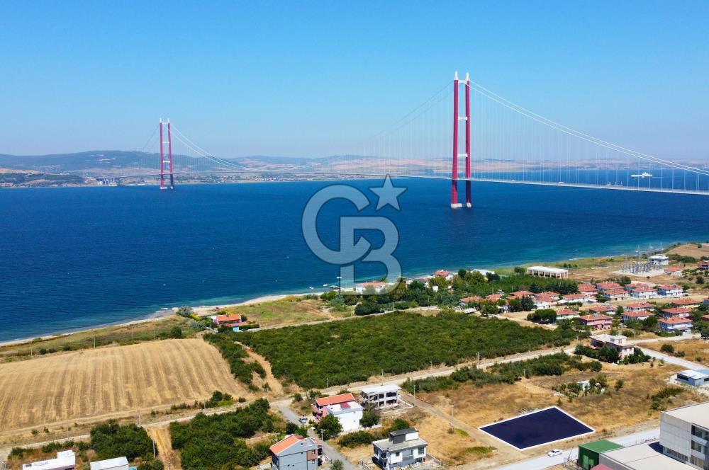 Çanakkale Lapseki 1915 Boğaz Köprüsü Manzaralı 280m² Köşe Arsa