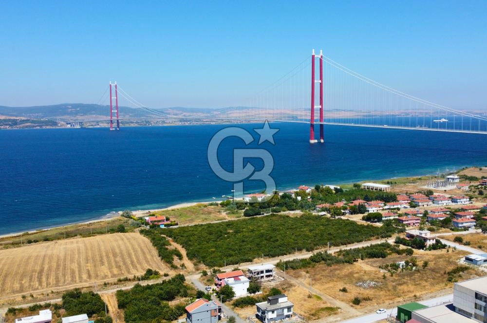 Çanakkale Lapseki 1915 Boğaz Köprüsü Manzaralı 280m² Köşe Arsa