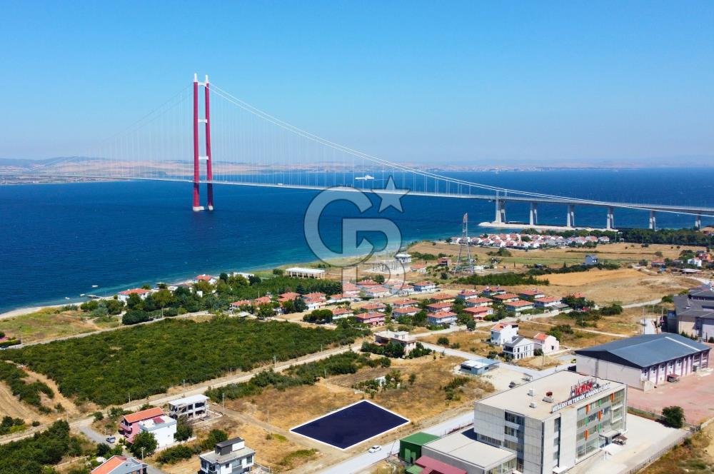 Çanakkale Lapseki 1915 Boğaz Köprüsü Manzaralı 280m² Köşe Arsa
