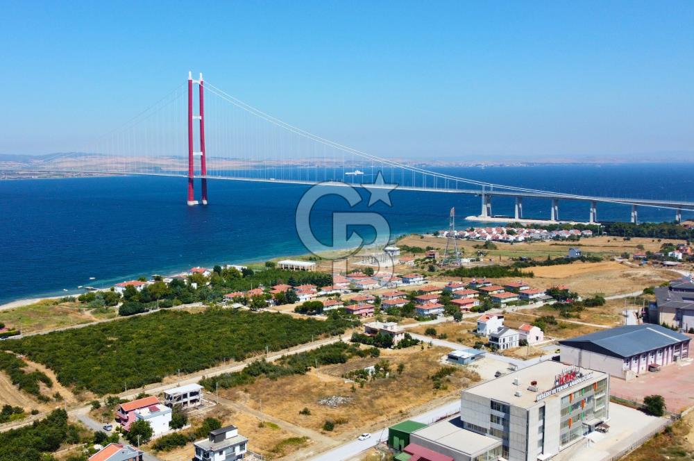 Çanakkale Lapseki 1915 Boğaz Köprüsü Manzaralı 280m² Köşe Arsa