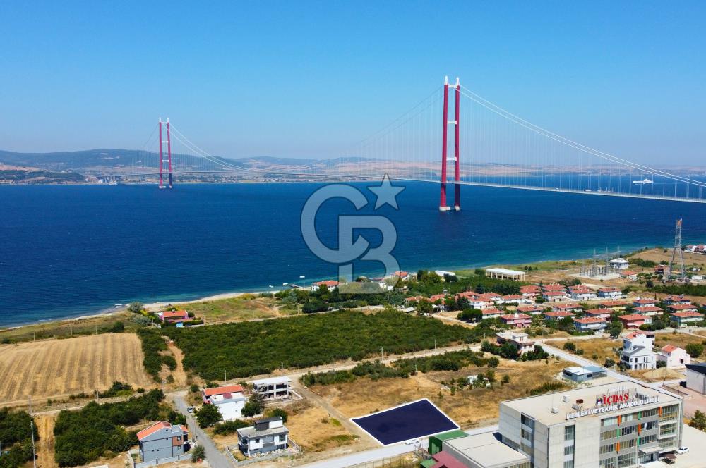 Çanakkale Lapseki 1915 Boğaz Köprüsü Manzaralı 280m² Köşe Arsa