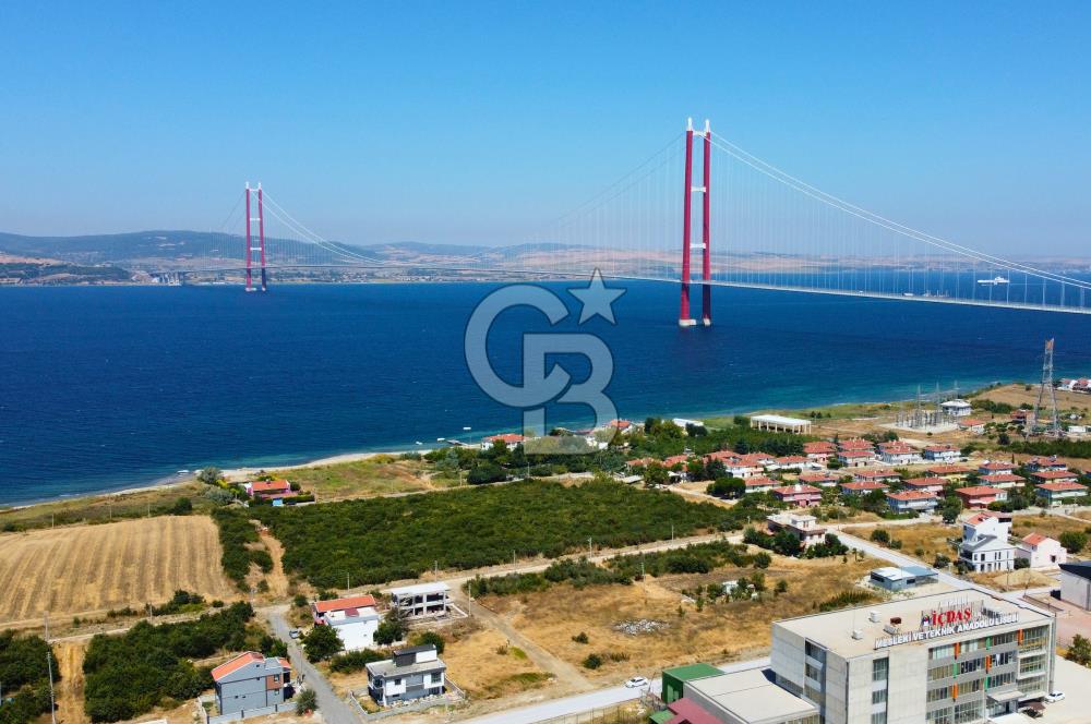 Çanakkale Lapseki 1915 Boğaz Köprüsü Manzaralı 280m² Köşe Arsa