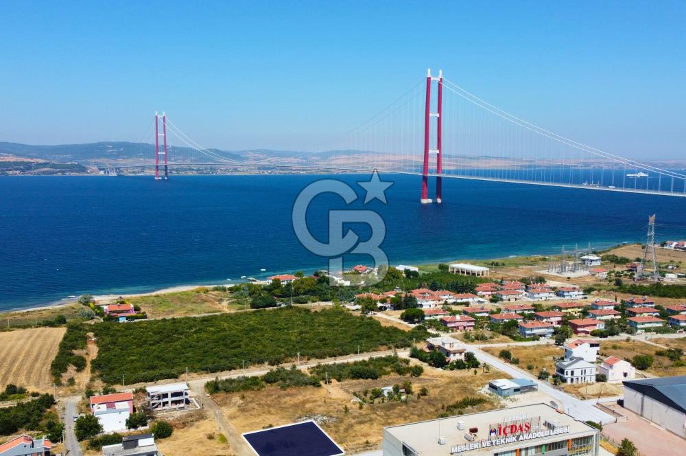 Çanakkale Lapseki 1915 Boğaz Köprüsü Manzaralı 280m² Köşe Arsa