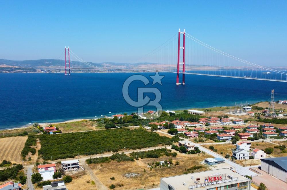 Çanakkale Lapseki 1915 Boğaz Köprüsü Manzaralı 280m² Köşe Arsa